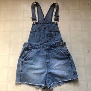 No Boundaries Overall Shorts